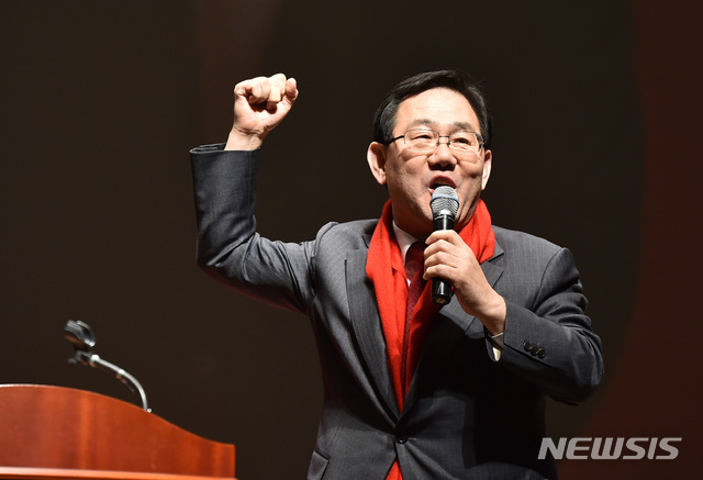 【포항=뉴시스】우종록 기자 = 주호영 자유한국당 의원. 2019.02.08. wjr@newsis.com