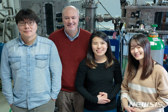 【울산=뉴시스】박일호 기자 =울산과학기술원은 자연과학부 화학과 조범석 교수팀(사진)이 물질파(matter-wave)의 새로운 반사(회절) 매커니즘을 검증해 나노 세계에서 두드러지는 분산 상호작용을 연구할 토대를 마련했다고 11일 밝혔다. 2019.02.11. (사진=울산과학기술원 제공) photo@newsis.com