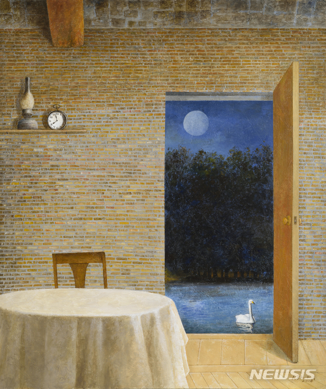 황규백 화백 "도보다리 회담 감동 회화로 그렸죠"