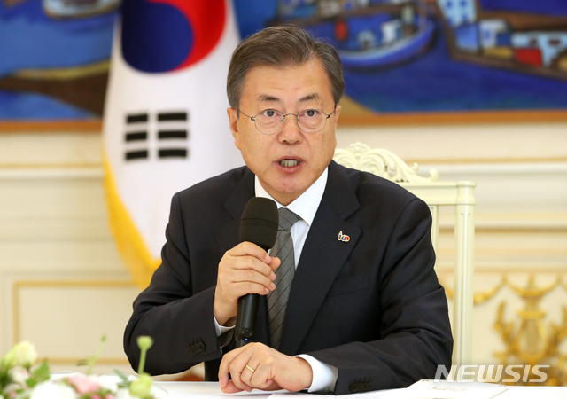 【서울=뉴시스】박진희 기자 = 문재인 대통령의 모습. (사진=뉴시스DB). 2019.02.18. 