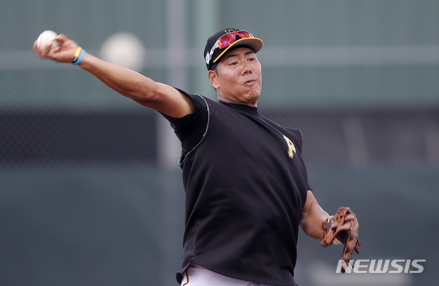 【브레이든턴=AP/뉴시스】 피츠버그 파이어리츠 강정호