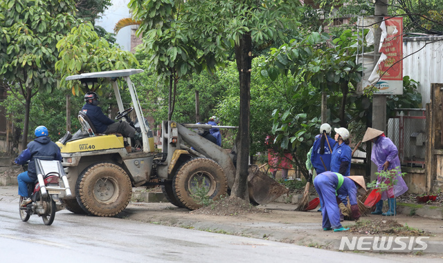 【랑선성(베트남)=뉴시스】고승민 기자 = 제2차 북미정상회담을 4일 앞둔 23일 오후(현지시각) 베트남 랑선성 동당역 주변 모습. 2019.02.23.kkssmm99@newsis.com