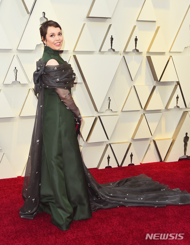 올리비아 콜먼, 아카데미 여우주연상···'더 페이버릿'