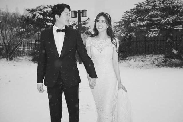정지원 아나운서와 예비신랑