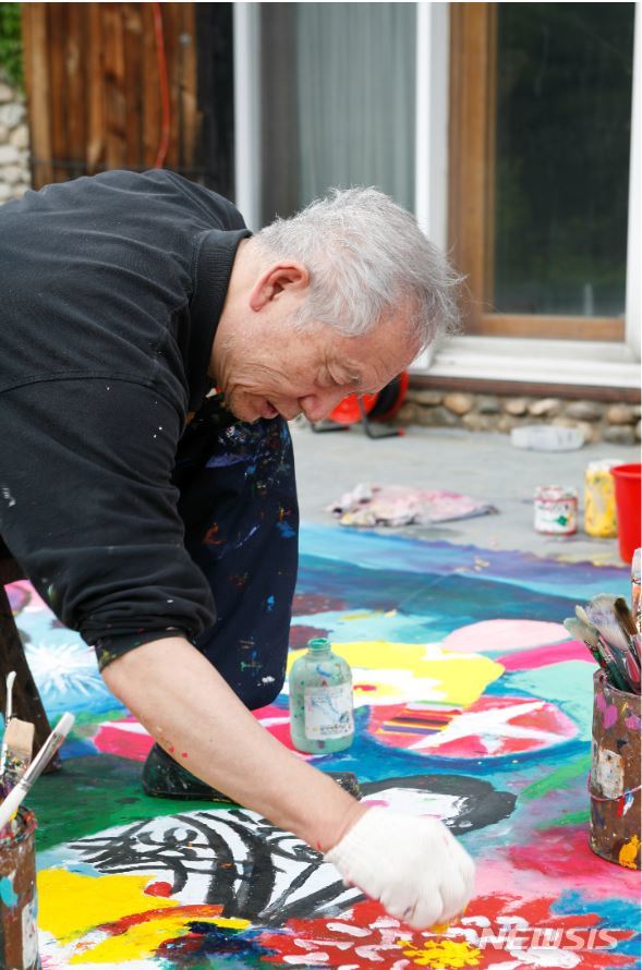 【서울=뉴시스】 김종학 화백. 사진은 조현갤러리 제공