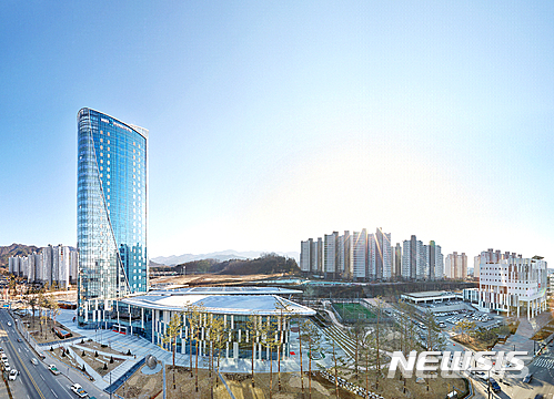 【원주=뉴시스】권순명 기자 = (강원 원주혁신도시 건겅보험심사평가원 사옥 전경)&nbsp; 