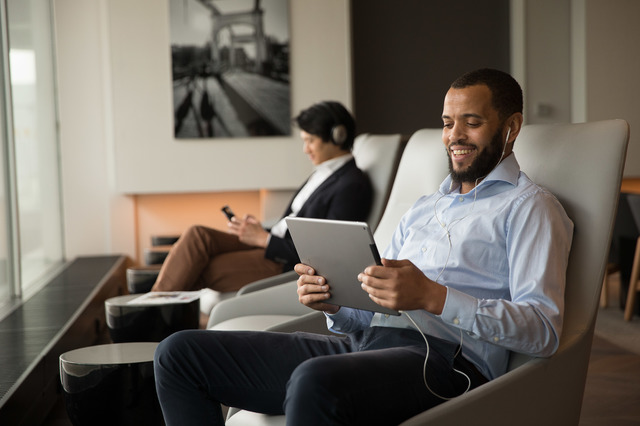 스타얼라이언스 암스테르담 라운지.