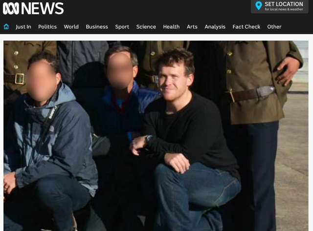 【서울=뉴시스】15일(현지시간) 뉴질랜드 크라이스트처치에서 발생한 모스크 총기난사 테러 사건의 호주 국적 용의자 브렌턴 태런트는 2011년부터 유럽과 동아시아 등지를 여행했다. ABC뉴스는 그가 여행한 지역에 북한도 포함된다며 관련 사진을 보도했다. 사진은 ABC보도 캡쳐로, 삼지연 대기념비 앞에서 촬영됐다고 한다. 2019.03.16. 