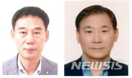 【전주=뉴시스】김민수 기자 = 20일 개최되는 제46회 상공의 날 기념식에서 대통령 표창을 받는 박봉수 훼미리식품(주)전주공장장과(왼쪽)과 산업통상자원부장관 표창을 받는 이용제 천일제지(주) 대표이사(오른쪽). photo@newsis.com