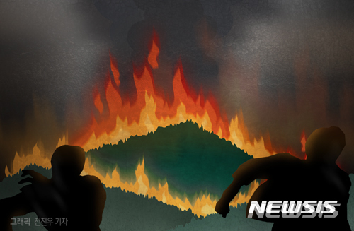 산불 (그래픽 =뉴시스DB)