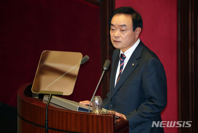 【서울=뉴시스】홍효식 기자 = 장병완 민주평화당 원내대표. 2019.03.19. yesphoto@newsis.com