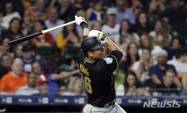 【AP/뉴시스】 피츠버그 파이어리츠의 강정호