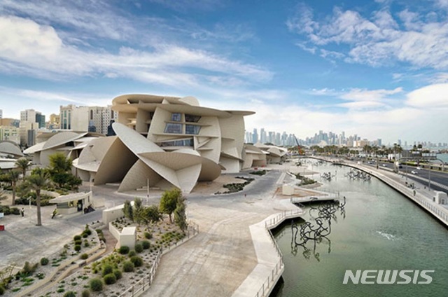 【서울=뉴시스】현대건설이 시공한 카타르 국립박물관.2019.03.31(제공=현대건설)