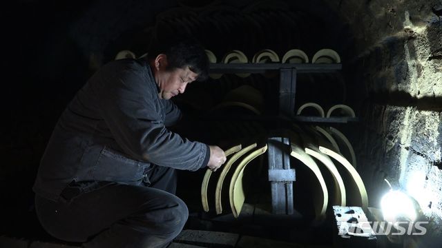 건조 기와, 가마 적재