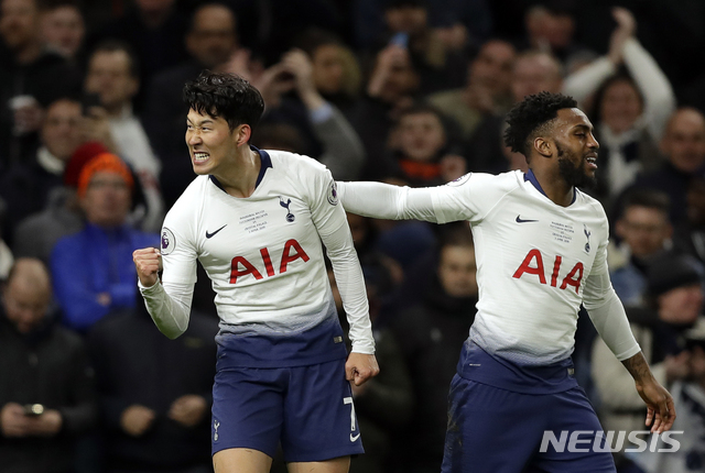 손흥민, 토트넘 새 구장 1호골…49일 만에 골맛(종합)