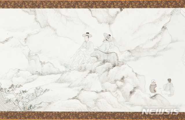 유숙 '수계도권(修禊圖卷)' 