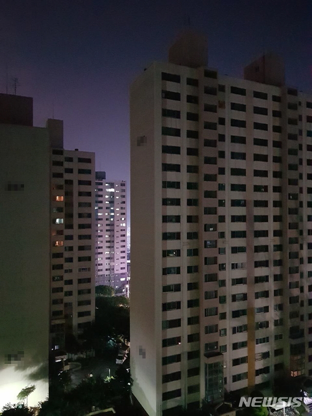 인천 원당동 아파트 정전…940세대 불편