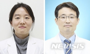 【대구=뉴시스】김덕용 기자 = 사진 왼쪽부터 경북대병원 내분비대사내과 최연경 교수, 박근규 교수 2019.04.16.(사진=경북대병원 제공)&nbsp;&nbsp; photo@newsis.com 