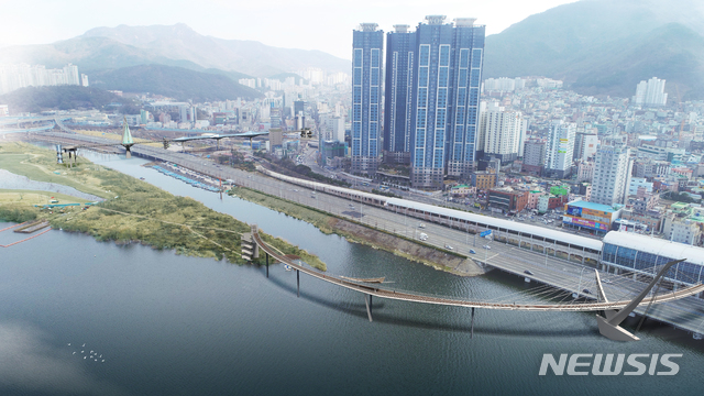  [부산=뉴시스] 허상천 기자 = 부산시는 '서부산대개조 비전'을 밝힌데 이어 17일 '북구 비전 선포식'을 갖는 등 잇따라&nbsp; 서부산지역 주민들의 삶의 질을 높이는 서부산권 개발 계획에 박차를 가하고 있다. 2019.04.17. (사진 = 부산시 제공) photo@newsis.com