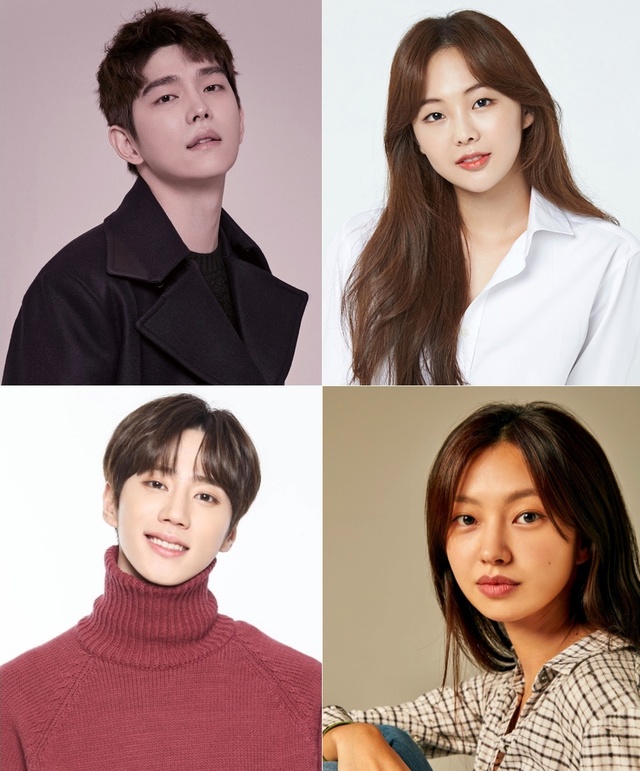 위 왼쪽부터 시계방향으로 윤균상, 금새록, 최유화, 이준영