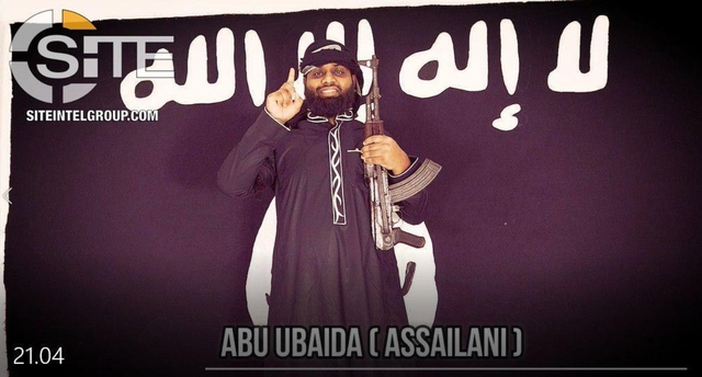 【서울=뉴시스】워싱턴 소재 사설정보업체 'SITE 정보그룹' 테러분석가 리타 카츠가 23일 스리랑카 부활절 테러와 관련해 "IS 연계 온라인 그룹이 IS 연계 플래카드를 배경으로 '스리랑카 특공대 형제들'이라고 주장하는 장면들을 유포했다"며 동영상 캡쳐로 보이는 사진들을 게재했다. 사진은 카츠 트위터 캡쳐. 2019.04.23. 