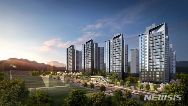 【서울=뉴시스】 GS건설, 방배그랑자이 투시도