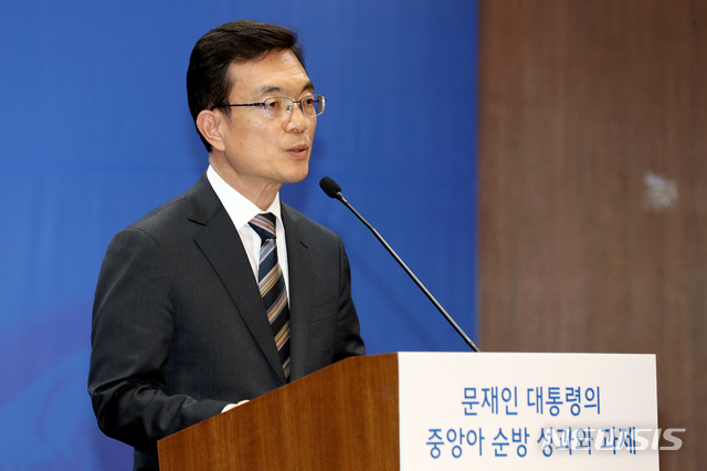 【서울=뉴시스】김병문 수습기자 = 조세영 외교부 1차관 2019.05.27. dadazon@newsis.com