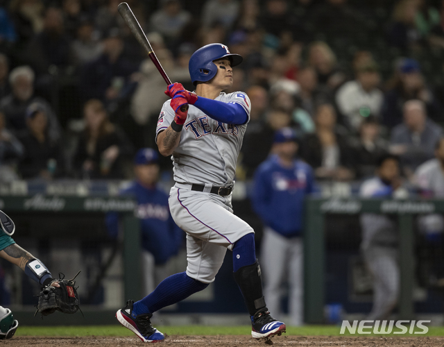 추신수, 멀티히트로 4경기 연속 안타