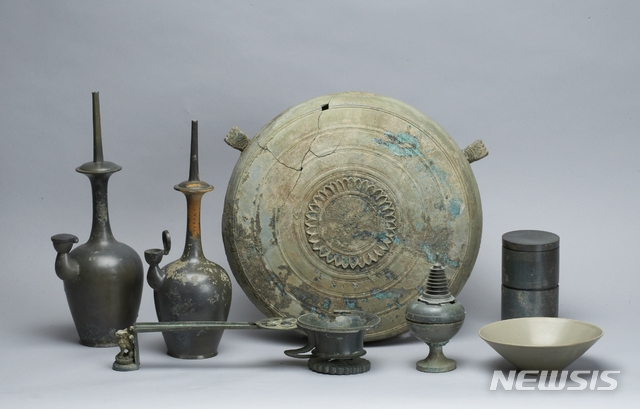 보물 제2022호, 군위 인각사 출토 공양구 일괄