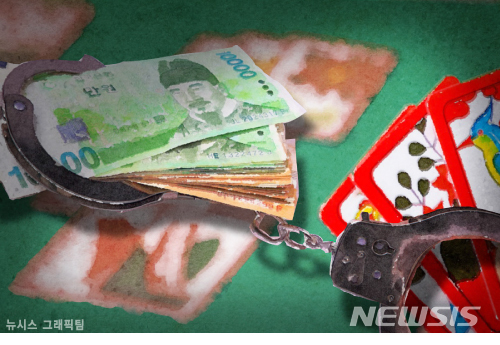 심야에 인천 주택가서 도박판 벌인 일당 검거