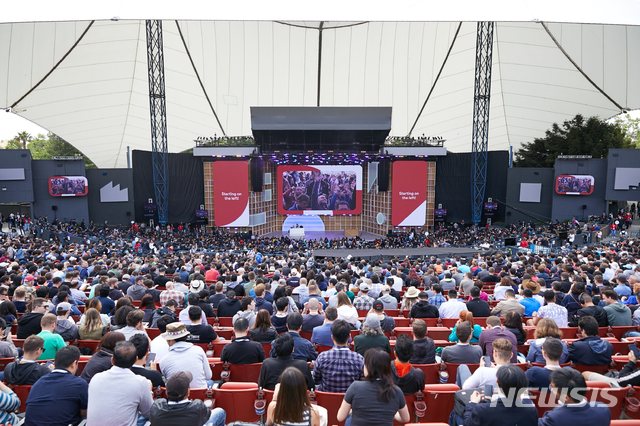 【서울=뉴시스】구글은 7일(현지시간) 미국 캘리포니아주 마운틴뷰 쇼라인 앰피씨어터에서 '2019 구글 I/0(연례 개발자회의)' 행사를 열고, 새로운 제품과 기능을 대거 공개했다. (사진/구글 제공) photo@newsis.com