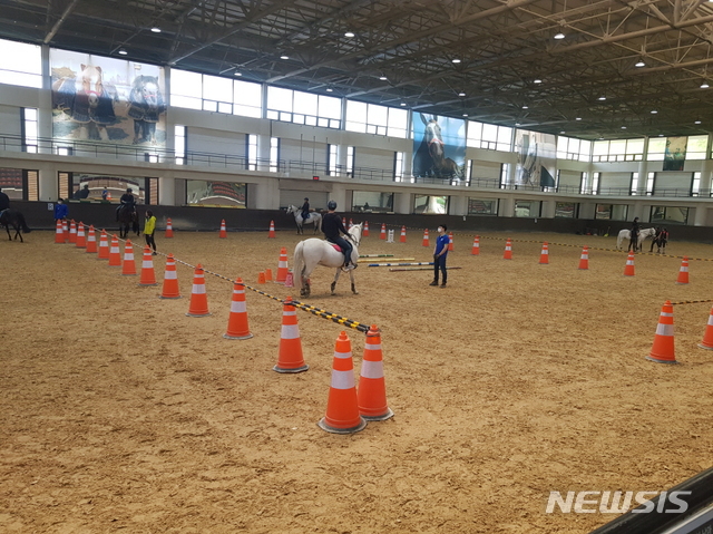 인천시, '말산업 육성' 학생승마체험 실시