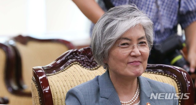 【서울=뉴시스】박주성 기자 = 강경화 외교부 장관 2019.05.27. photo@newsis.com