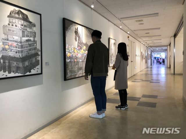 【서울=뉴시스】 강남 예술작품 특별 전시회. 2019.05.14. (사진=강남구 제공)