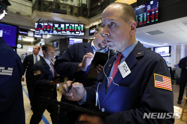 뉴욕 증시, 전날 낙폭 회복…다우 0.82% 상승 마감
