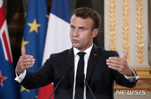 마크롱 佛대통령 일본 도착…오늘 저녁 아베와 회담&nbsp; 