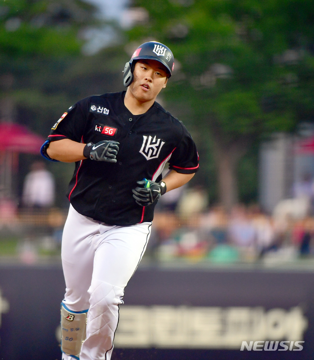 KT 강백호, 부상 복귀 후 첫 홈런…64일 만에 손맛