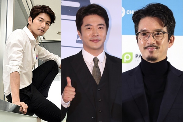 왼쪽부터 이이경, 권상우, 정준호