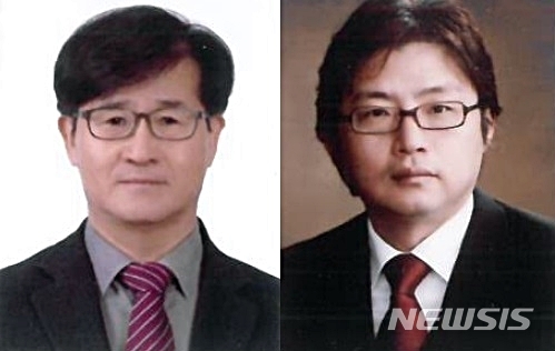 【청주=뉴시스】사진 왼쪽부터 최종서 차세대에너지센터장, 조영준 바이오센터장. (사진=충북도 제공) photo@newsis.com