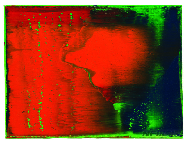 【서울=뉴시스】게르하르트 리히터 Gerhard Richter, 녹색 - 청색 - 적색 789-76  Green - Blue - Red 789-76, 1993, 캔버스에 유채 Oil on canvas, 30x40cm