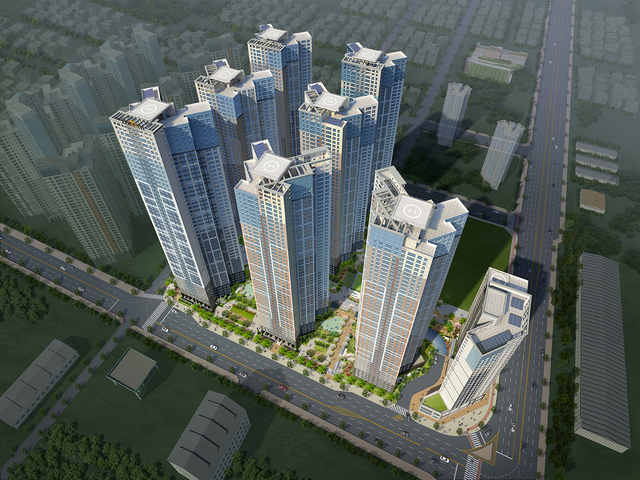 【서울=뉴시스】 '두산위브더제니스 하버시티' 조감도 (제공=두산건설)