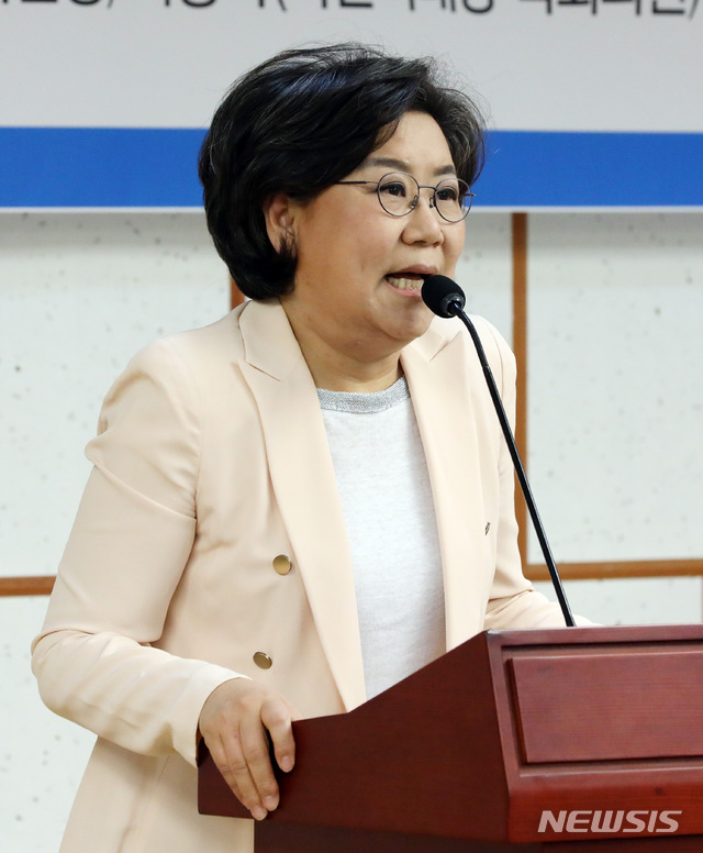 【서울=뉴시스】 박영태 기자 = 이혜훈 국회 정보위원장. 2019.05.22.since1999@newsis.com