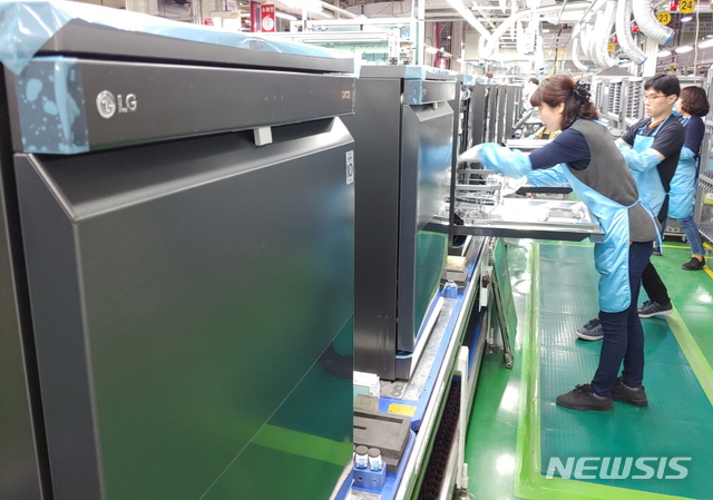 LG전자 "디오스 식기세척기, 출시 이후 풀가동"