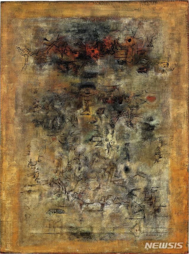 【서울=뉴시스】자우키Ailleurs(1955)HK$52,040,000(한화 78억5647만8800원), Estimate HK$40,000,000~60,000,000 