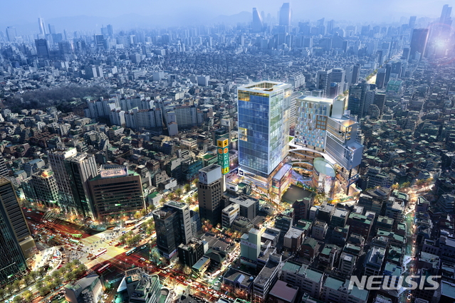 【서울=뉴시스】신사역 멀버리힐스 조감도