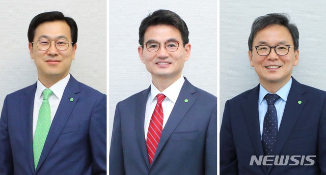 【서울=뉴시스】길기완 딜로이트 안진 재무자문본부장(사진 인쪽부터), 오성훈 딜로이트 안진 고객산업본부장, 송수영 딜로이트 컨설팅 신임대표 (사진=딜로이트 안진)