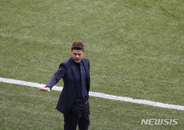 【마드리드(스페인)=AP/뉴시스】마우리시오 포체티노 감독