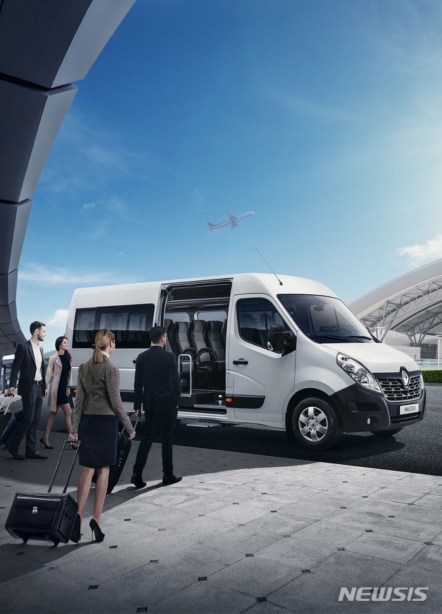 르노 '마스터버스' 13·15인승, 한국 상륙