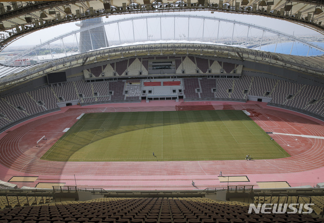 【도하=AP/뉴시스】 칼리파 국제경기장, 카타르 도하