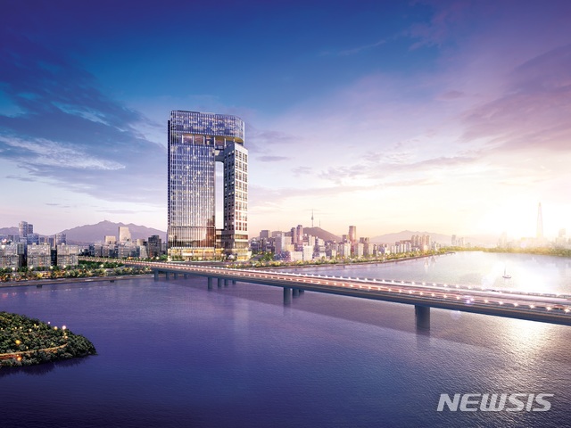 【서울=뉴시스】'엠갤러리 서울'(가칭) 조감도